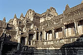 Angkor Wat temple, the crossing cloister 